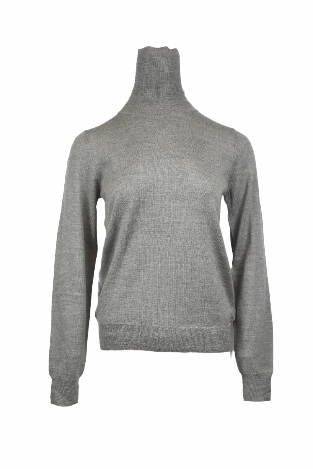Wool-Grey Turtle Neck